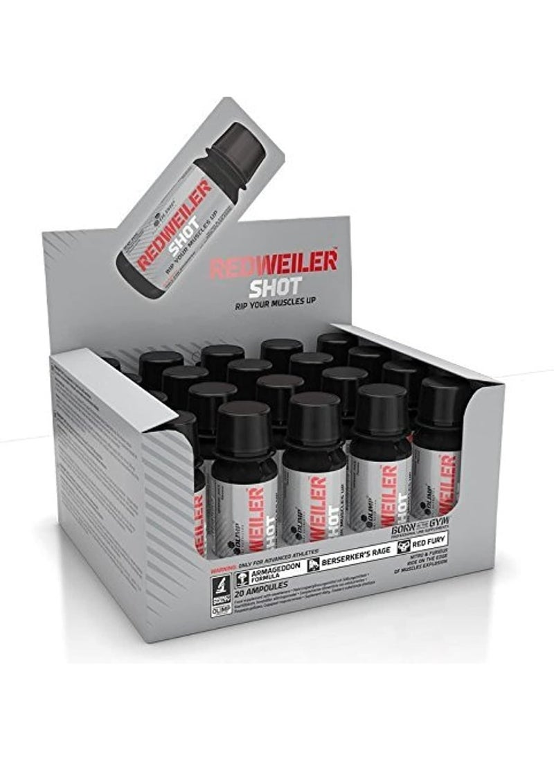 Olimp Nutrition Redweiler Shot Raging Cola - 20 x 60 ml