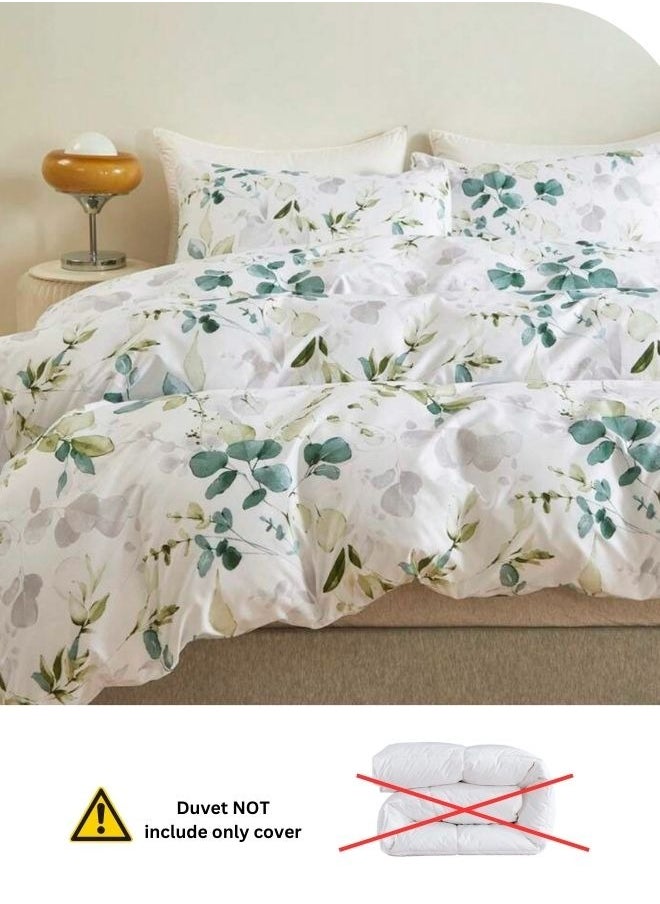 LUNA Home - King Size 6 Pieces, Green Leaves Design Bedding set - Image 1