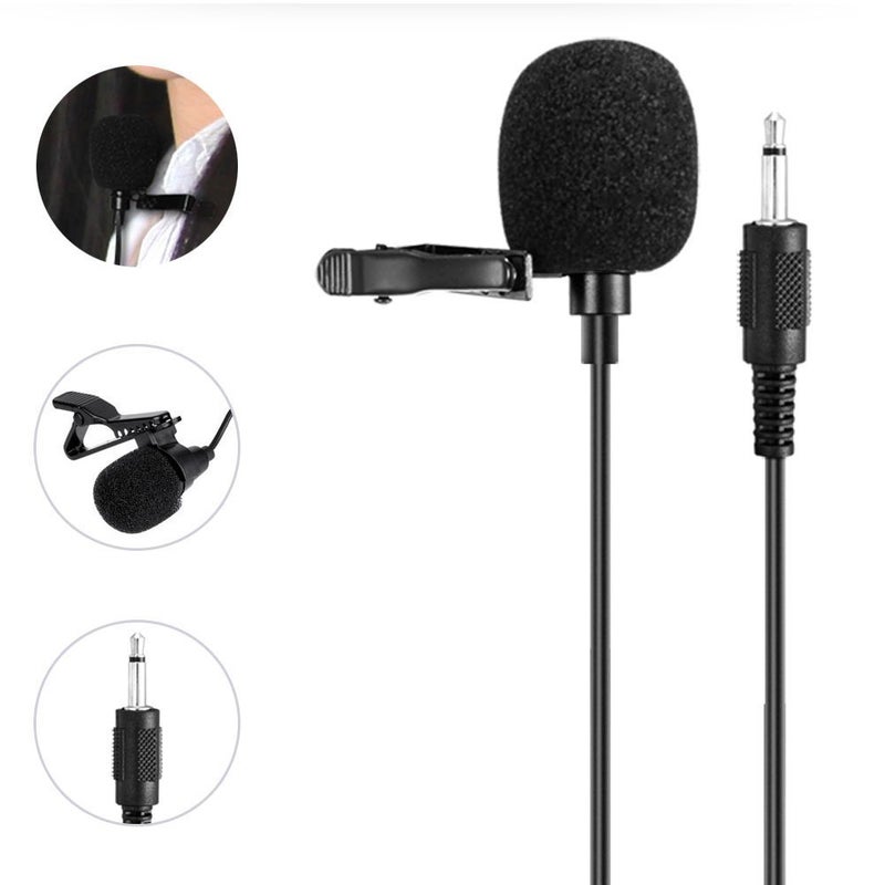 W WINBRIDGE WinBridge Portable Collar Clip Microphone 3.5mm Audio Compatible with All WinBridge Voice Amplifiers S6 - Image 1