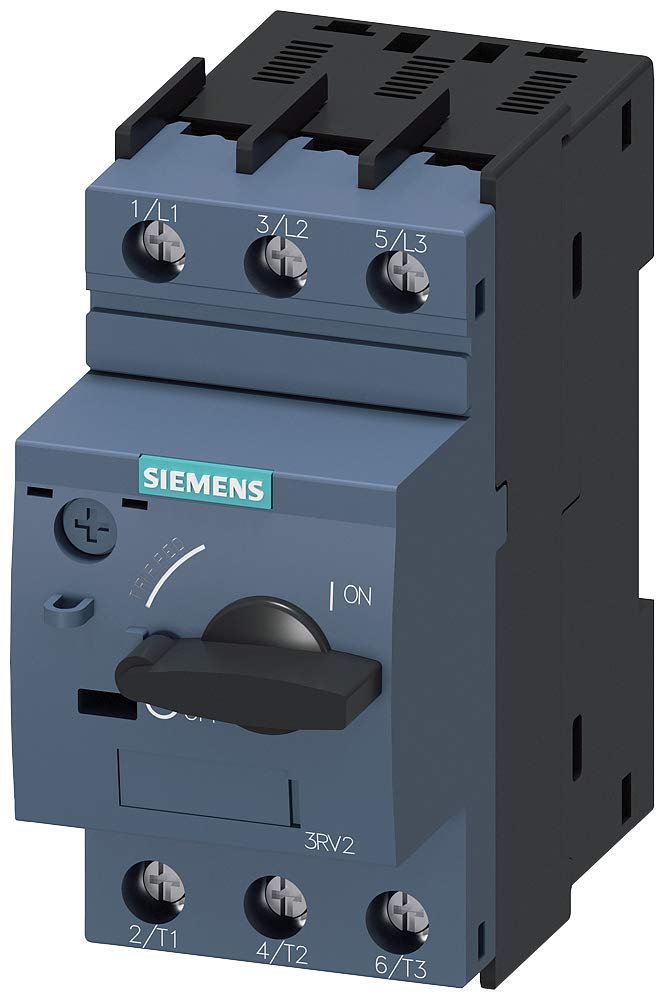 Siemens 3RV20111JA10 Motor Starter Protector 7 to 10 Amp Class 10 Overload Trip Size S00 Screw Terminal