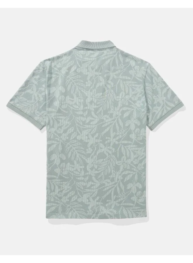 امريكان ايجل AE Floral Polo Shirt