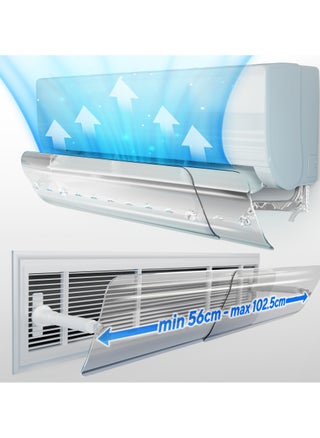Split AC Deflector Central, AC Vent Deflector Adjustable Windshield 56-102.5 CM Central AC Air Flow Deflector, Universal All AC Split Air Conditioner Deflector, Registers, Grills - pzsku/Z3AA74DB7956519A6E6B5Z/45/_/1730660598/3ac22500-f143-4447-a312-37db777fe1f2