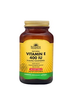 Sunshine Nutrition Natural Vitamin E 400 iu 100 Softgels - pzsku/Z3AA74E7076328834CE2AZ/45/_/1739931211/fcd9d3ad-a171-417a-956e-00f105073a77