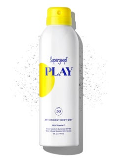 Supergoop! Supergoop play SPF 50 Antioxidant body mist with vitamin C 6fl oz 177ml  - Image 1