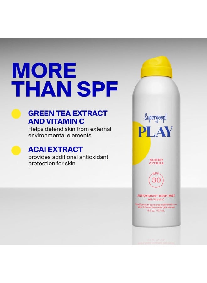 Supergoop! Supergoop play SPF 50 Antioxidant body mist with vitamin C 6fl oz 177ml - Image 2