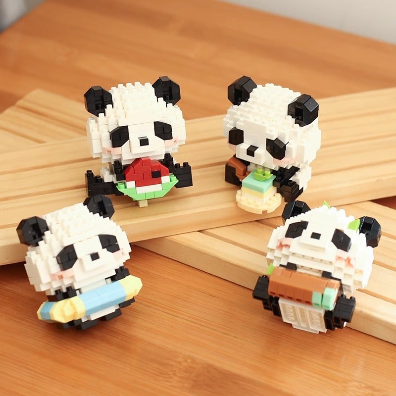Panda Building Blocks Set - Educational DIY Toy - Image 4