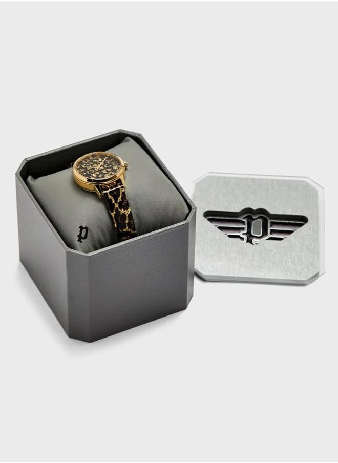 بوليس Bagan 36mm Women's Quartz Watch with Leather Strap