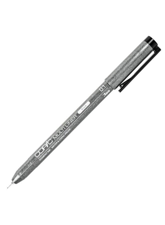 COPIC Multiliner Pen Size :- 0.1 ( Black) - Classic - Image 1