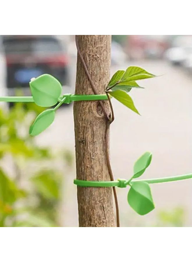 40 قطعة شريط ربط على شكل عشب بلاستيك متين لأعمال الحرف اليدوية تنسيق الزهور والبستنة - Image 5