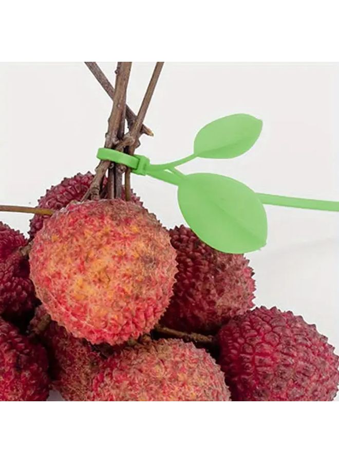 40 قطعة شريط ربط على شكل عشب بلاستيك متين لأعمال الحرف اليدوية تنسيق الزهور والبستنة - Image 3