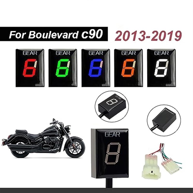 Wivplex Motorcycle Gear Indicator for Boulevard C90 - Image 2