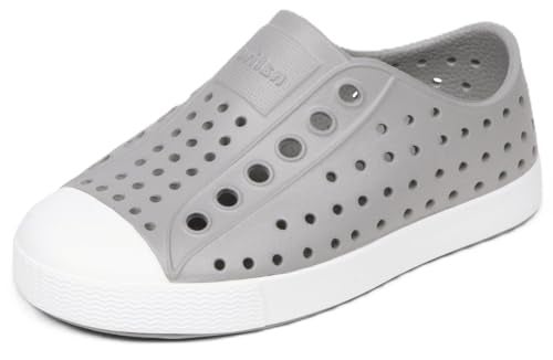 Native Shoes Unisex-Kids Jefferson Sneakers, Pigeon Grey/Shell White, 3 Little Kid - Image 1