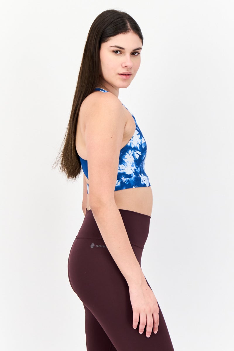 Adidas حمالة صدر رياضية مبطنة للنساء، متعددة الألوان - Image 2