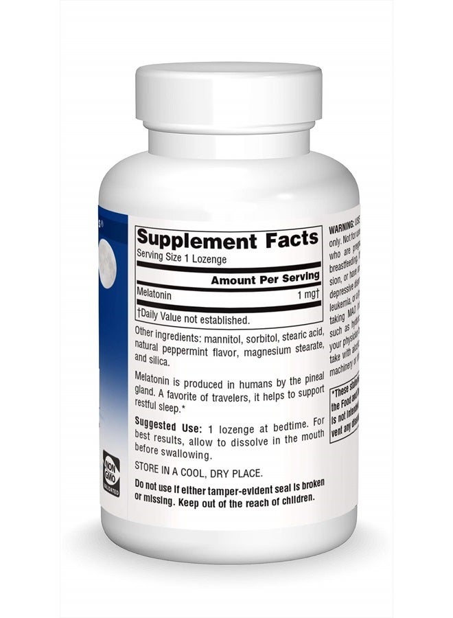 Source Naturals Melatonin 1 mg - 300 Peppermint Flavored Lozenges - Image 3