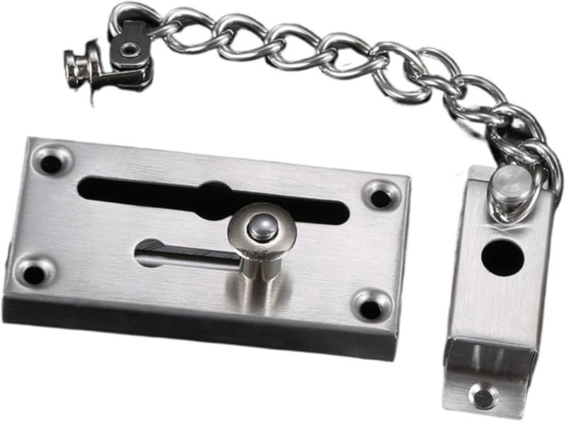 Stainless Steel Anti Theft Door Chain Lock Child Safety Window Latch Home Hardware Accessories Color A1 - Image 3