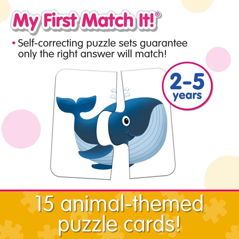 The Learning Journey: My First Match It - Head and Tails - 15 Piece Self-Correcting Animal Matching Puzzles - Learning Toys for Toddlers 1-3 - Award Winning Toys - Image 3