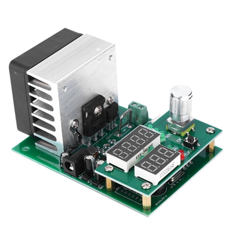 Electronic Load Aging Battery Capacity Tester Module 60W 9.99A CC Mode with Temperature Control Stepless Variable Speed Fan - Dual NMB Ball Bearing High Speed Fan for Power Adapter Automatic Aging Cab - Image 1