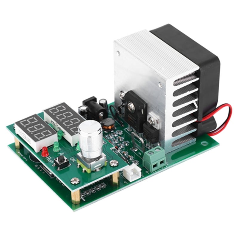 Electronic Load Aging Battery Capacity Tester Module 60W 9.99A CC Mode with Temperature Control Stepless Variable Speed Fan - Dual NMB Ball Bearing High Speed Fan for Power Adapter Automatic Aging Cab - Image 2