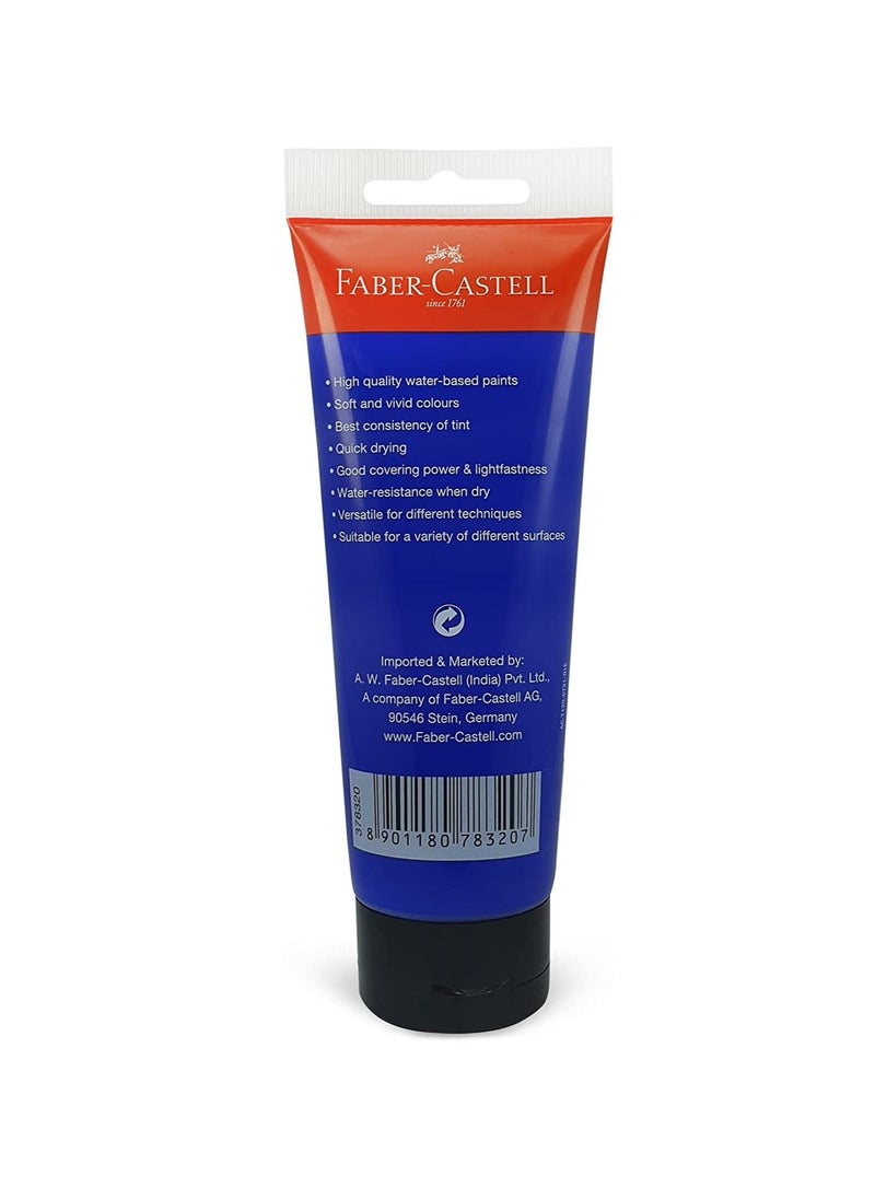 FABER-CASTELL Faber-Castell Acrylic Colour Paint 120 ml Tube Ultrmarine  - Image 2