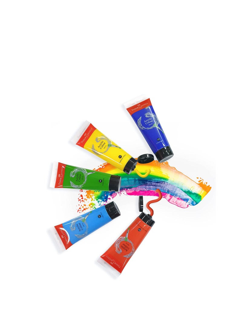 FABER-CASTELL Faber-Castell Acrylic Colour Paint 120 ml Tube Ultrmarine  - Image 3