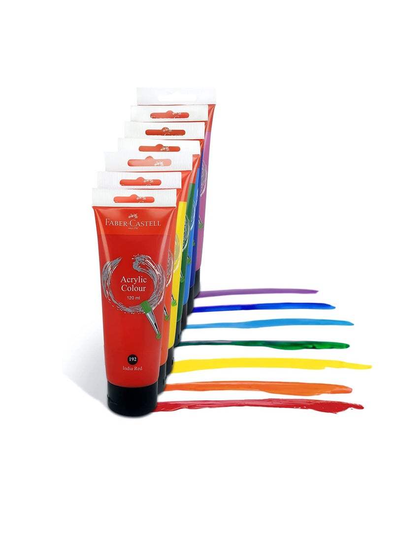 FABER-CASTELL Faber-Castell Acrylic Colour Paint 120 ml Tube Ultrmarine  - Image 4