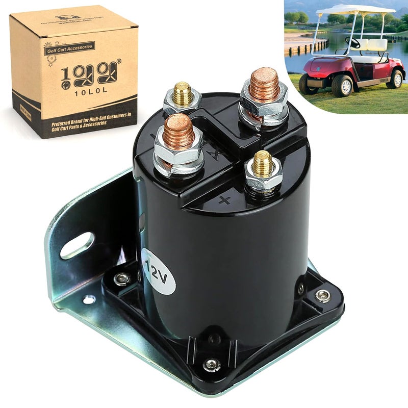 10L0L 12V Starter Solenoid Relay Assembly for Yamaha G2 G8 G9 G11 G14 G16  G20 19852002 4Cycle Gas Golf Cart OEM JF2H19500000 JR3H195000 J388195001