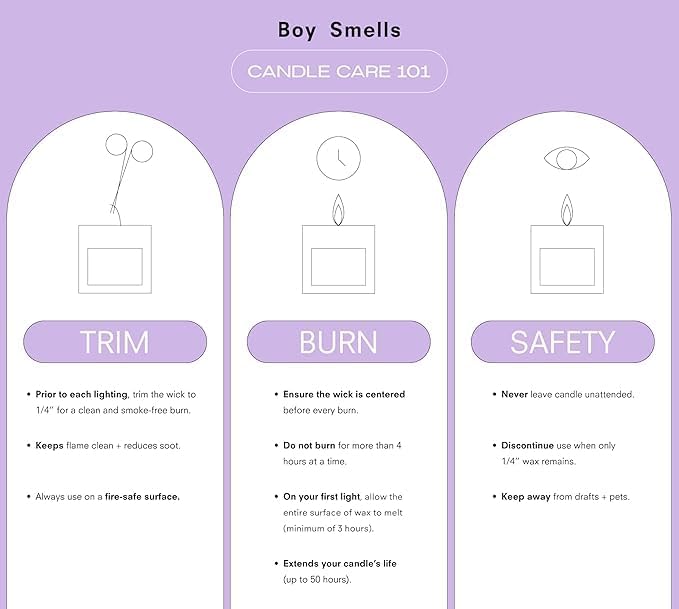 Boy Smells - Vanilla Era Scented Candles for Men and Women - 27 oz - Soy, Coconut Wax Candle Blend - Aromatic Candles for Home with Black Amber, Coffee, Incense - 100-Hour Burn - Cotton Wick - Image 2