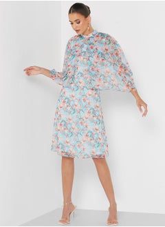 Raishma Printed Overlay Dress  - Image 4