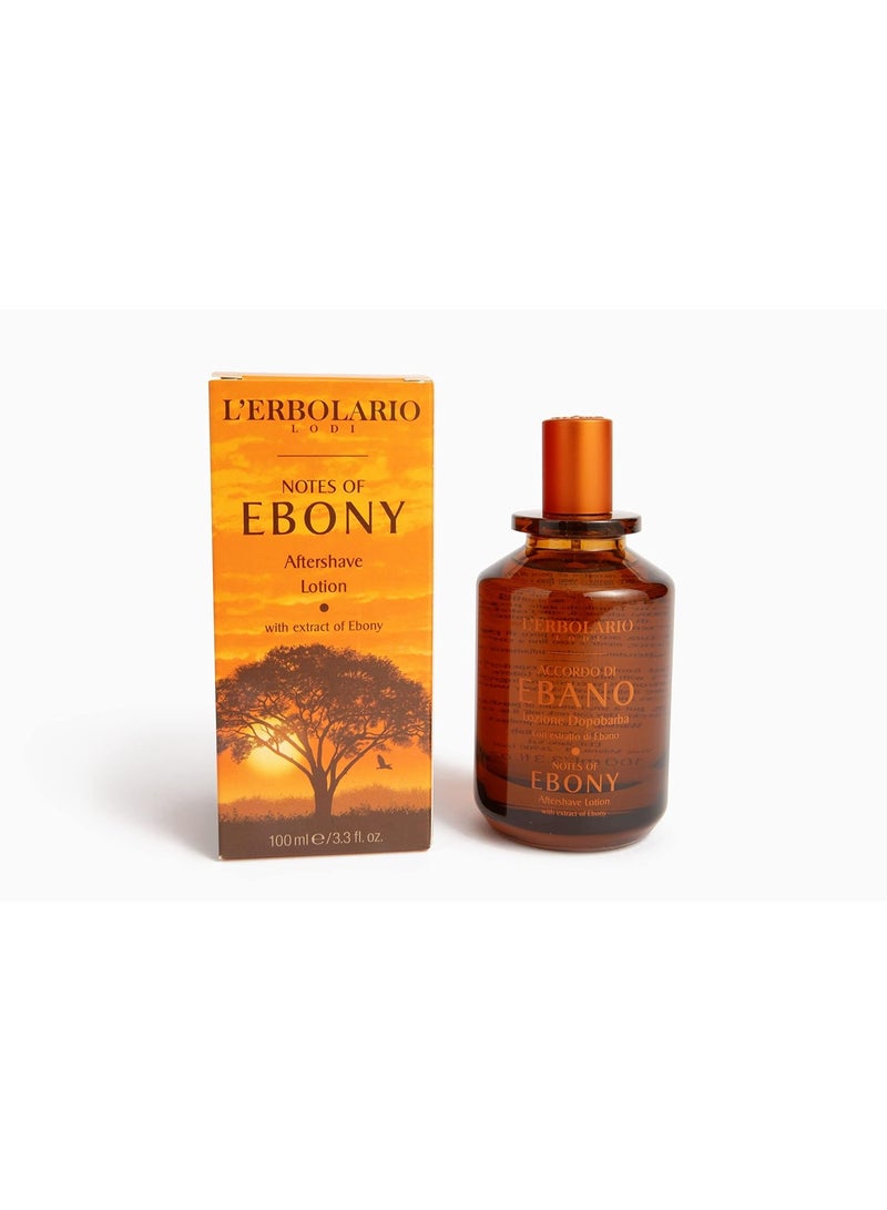 L'Erbolario L'Erbolario Notes Of Ebony Aftershave Lotion - Nourishment And Hydration - Allows The Skin To Find Comfort - With An Emollient Action And Precious Oils - Natural Origin Ingredients - 3.4 Oz - Image 1