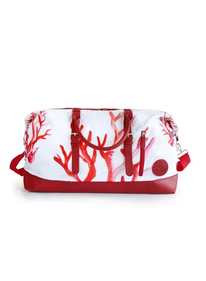 Anemoss Coral Design Travel Duffel Bag, 50L