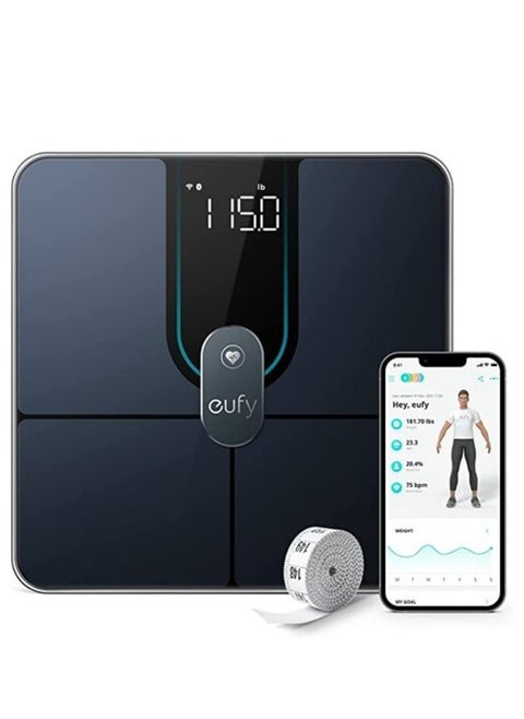 Eufy Smart Scale P2 Pro with WiFi and Bluetooth Black