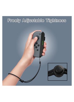 Wrist Straps for Joycon, 2 Pcs Essential Replacement Accessories for Switch Joycons, for Switch/LED Wrist Strap, for Joycon Handle Hanging Strap (Black) - pzsku/Z3AA88D507C766CBB1E64Z/45/_/1706667945/da258484-081b-4b8e-9804-5befefae1b59