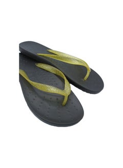 CUBS Everyday Wear Flip Flops With Glitter Strap For Women Lightweight And Easy To Wash 