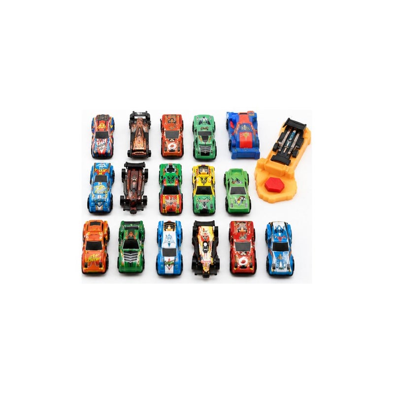 Metal Alloy Die-Cast Racing Cars Toy Set, 25 Pack, Multicolour - Image 2