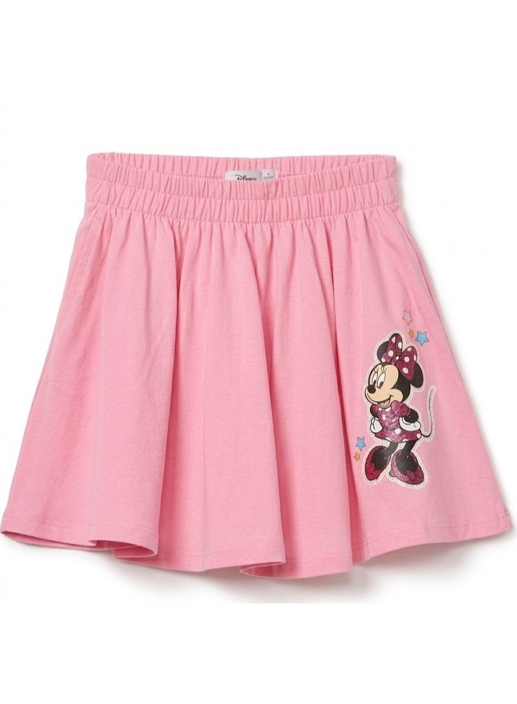 ميني ماوس تنورة ميني ماوس للبنات من ديزني جونيور من إنتاج كيدز تي في 100%من القطن - Image 1