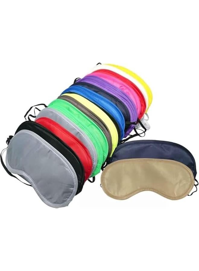 Arabest Travel in comfort with these 26 eye mask shades for sleep or party fun. Choose from 13 vibrant colors to help you relax and catch some z's on the go! - Image 1
