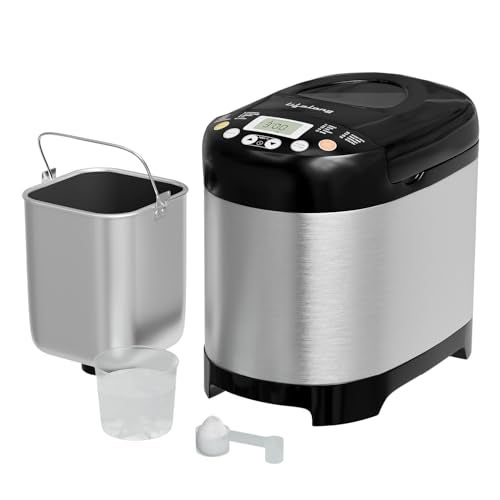 Lifelong Atta Dough & Bread Maker Machine for Home - 550W One Touch Automatic Machine for Kneading, Baking & Fermentation - 19 Presets - Chapati Dough, Multiple Bread types, Dessert, Cake, Jam etc. - Image 1