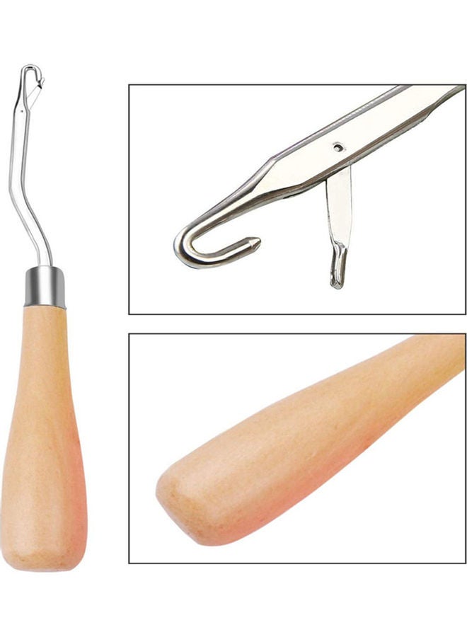 NIBEMINENT 5-Piece Sweater Scarf Knitting Braid Needles Multicolour 16x5x5cm - Image 5