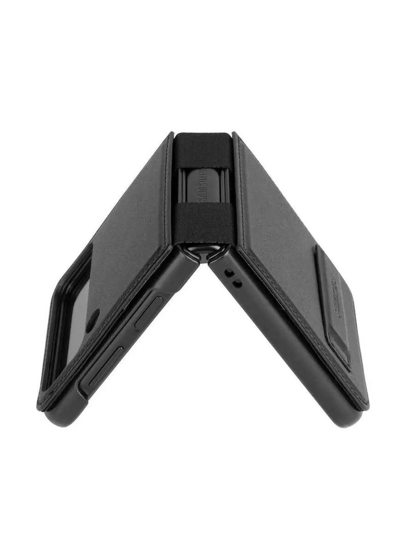 نيلكين حافظة نيلكن كين بوك لهاتف سامسونج جالاكسي زد فليب 4 5 جي اسود - Image 2