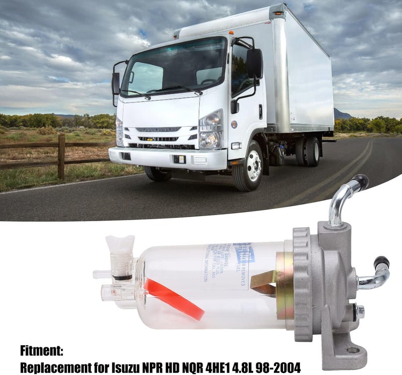 woobles Fuel Filter Water Separator 8971880421 for Isuzu NPR HD NQR 4HE1 4.8L 1998‑2004 Fuel Water Sedimenter Separator Replacement - Image 1