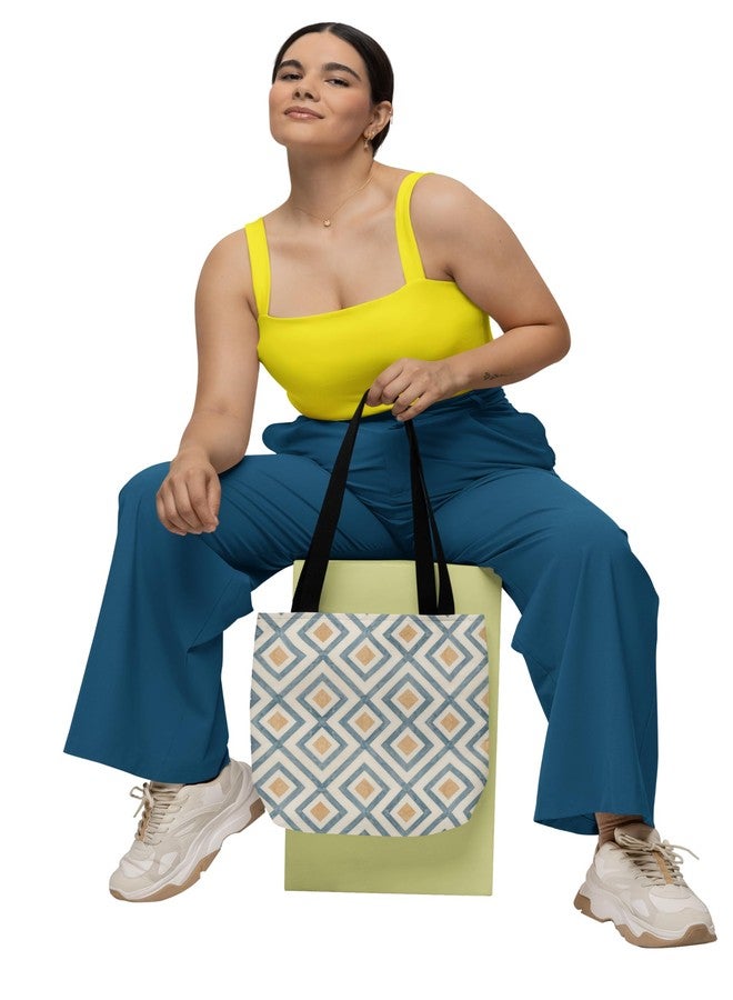 PrimeBox Stylish Tote Bag Casual Shoulder Handbag Printed Collage Tote bag fashionable bag Multi Print LIghtweight Trendy bag for women girls - Image 4