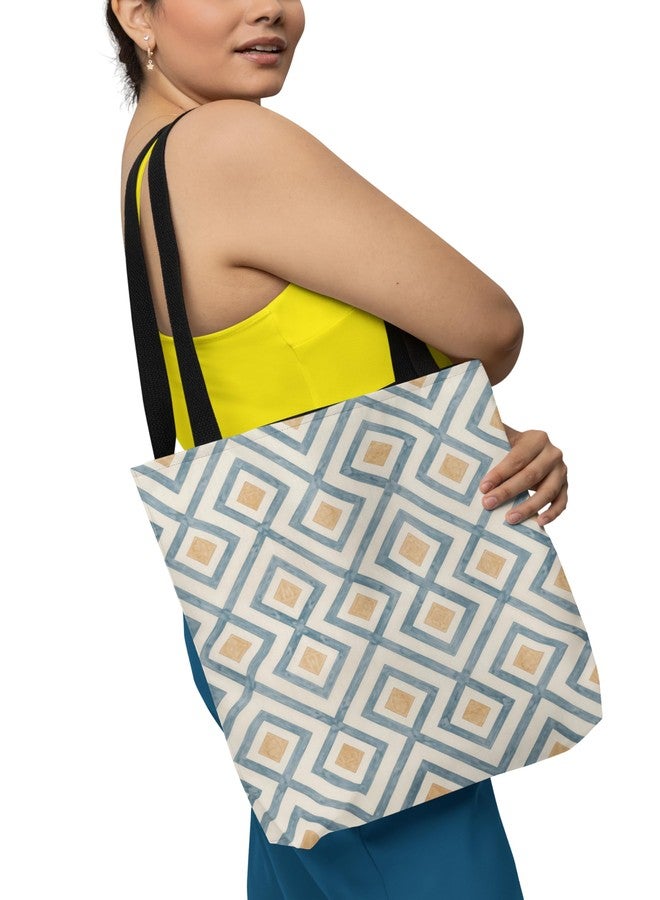 PrimeBox Stylish Tote Bag Casual Shoulder Handbag Printed Collage Tote bag fashionable bag Multi Print LIghtweight Trendy bag for women girls - Image 2