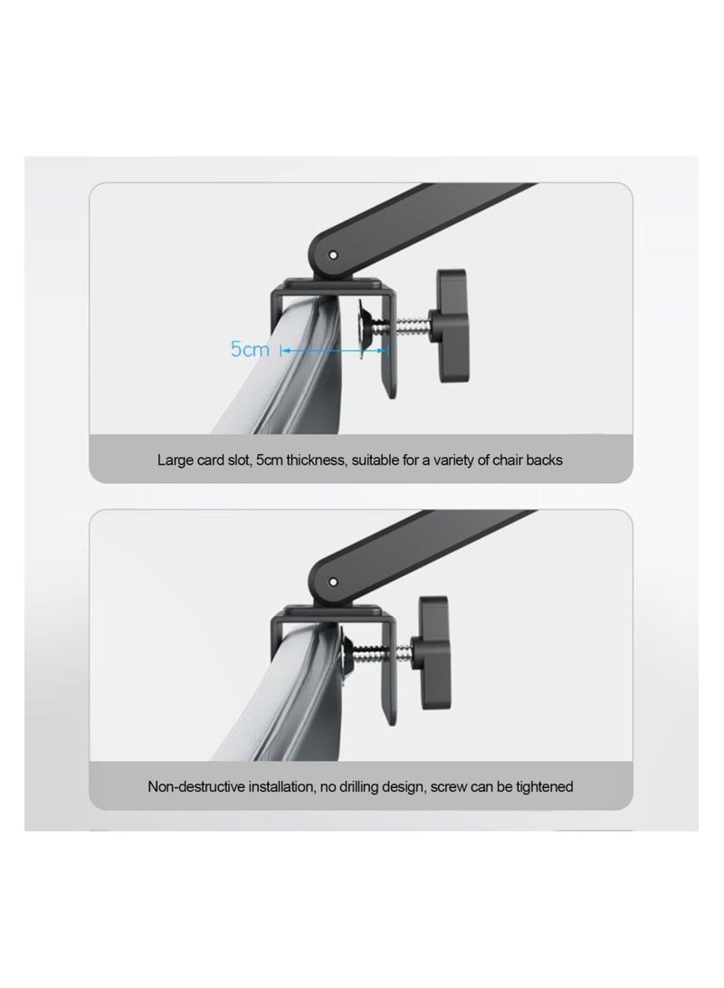 SYOSI Adjustable Ergonomic Office Chair Headrest Attachment, Universal Height and Angle Adjustable Memory Foam Headrest for Office Chairs, Gaming Chairs, Recliners, and Car Seats, Easy Installation  - Image 2