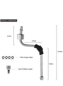 ASIV Coffee Maker Accessory Steam Wand Compatible with Delonghi EC680 EC685 Rancilio Coffee Maker, Upgrade with Additional 3 Hole Tip Steam Nozzle  - Image 2