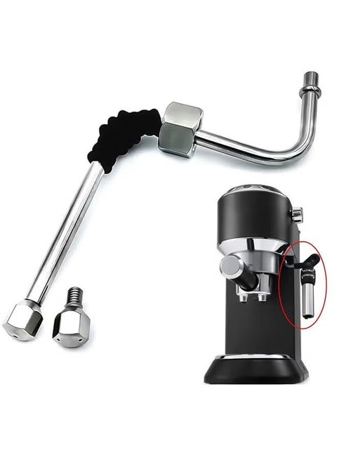 Coffee Maker Accessory Steam Wand Compatible with Delonghi EC680 EC685 Rancilio Coffee Maker, Upgrade with Additional 3 Hole Tip Steam Nozzle