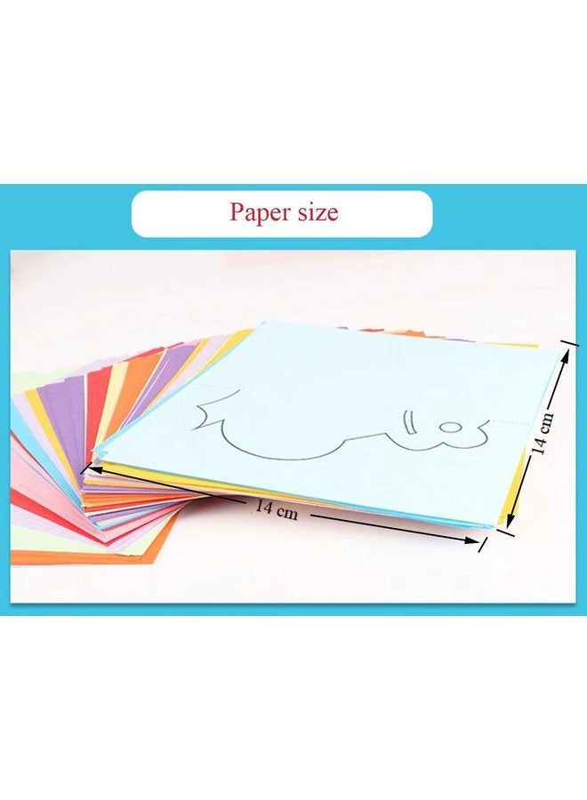 QIAONIUNIU Fun Paper-Cut Set; Paper Art; Scissor Skills Activity; Kids Scissors Crafts Kit; 120 Pages with A Pair of Child-Safe Scissors - Image 5