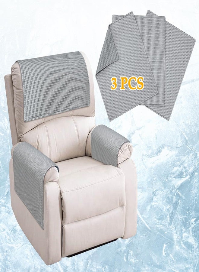 KAVIL Headrest Covers for Recliners Protector Armrest Covers for Couch Chair Headrest Seat Padded for Sofa Reclining Armchair Cooling Pads Washable Pet Slipcovers Non Slip Furniture Covering - Image 1