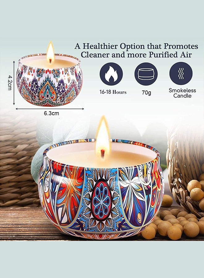 Bukela Scented Candles Gift Set Aromatherapy Candle Smokeless for Women,9 Pack Aromatherapy Candle for Home Scented,Natual Soy Candles Gifts for Anniversary, Birthday, Mother's Day, Bath,Spa, Meditation - Image 5