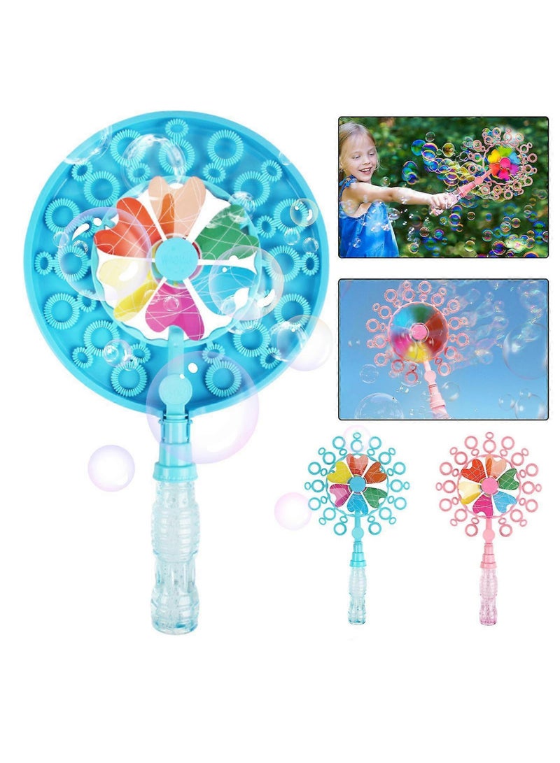 SUPREME Bubble Windmill Toy with 80ml Bubble Solution, 01 Pcs Assorted Colors - Image 1