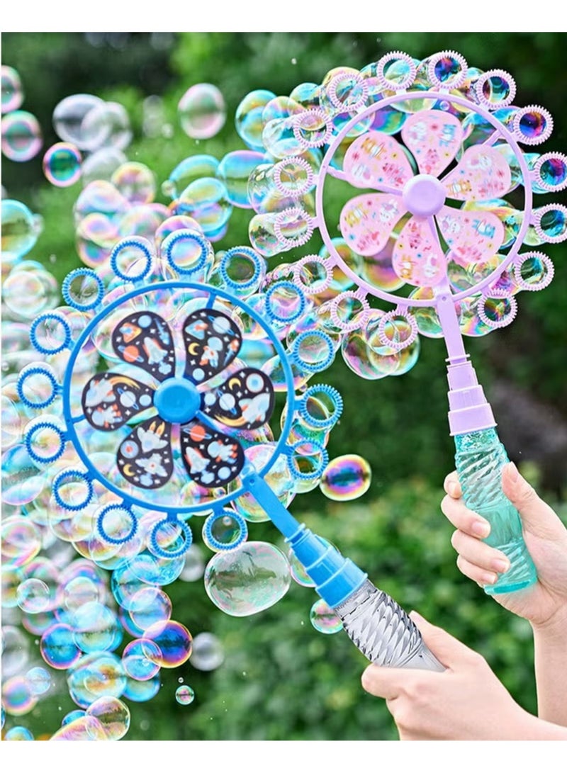 SUPREME Bubble Windmill Toy with 80ml Bubble Solution, 01 Pcs Assorted Colors - Image 2